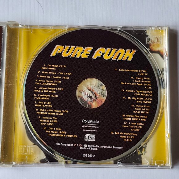 PURE FUNK Compilation CD 1998 FUNK MUSIC Audio CD - Picture 3 of 6